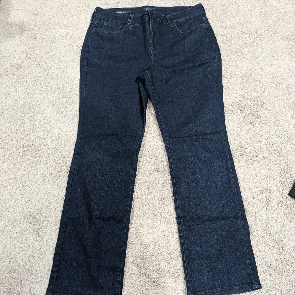 NYDJ Marilyn Straight dark wash Size‎ 14P